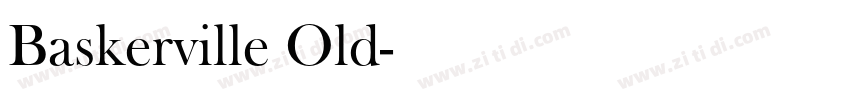Baskerville Old字体转换
